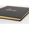 Exacompta guestbook Love nero 21x19 cm 140 pagine bianche