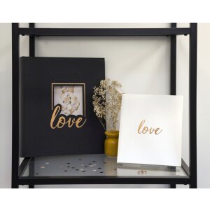 Exacompta Libro degli ospiti Love 21x19 cm bianco 140 pagine bianche