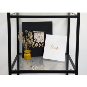 Exacompta Libro degli ospiti Love 21x19 cm bianco 140 pagine bianche