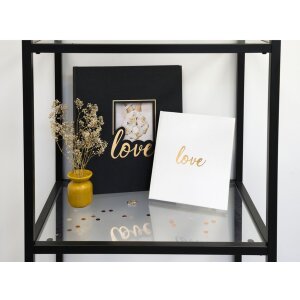 Exacompta Libro degli ospiti Love 21x19 cm bianco 140 pagine bianche