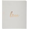 Exacompta Libro degli ospiti Love 21x19 cm bianco 140 pagine bianche