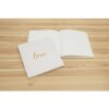 Exacompta Libro degli ospiti Love 21x19 cm bianco 140 pagine bianche