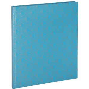 Libro degli ospiti blu arty 21x19 cm