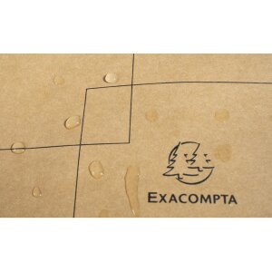 Zaino Exacompta 32x44x12 cm Carta Pelle Look Eterneco Marrone