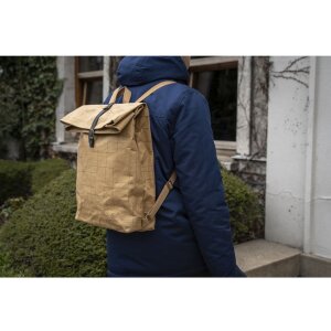 Zaino Exacompta 32x44x12 cm Carta Pelle Look Eterneco Marrone