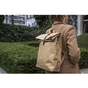 Zaino Exacompta 32x44x12 cm Carta Pelle Look Eterneco Marrone