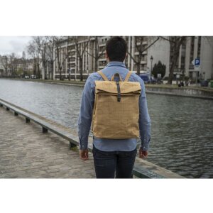 Zaino Exacompta 32x44x12 cm Carta Pelle Look Eterneco Marrone