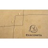 Zaino Exacompta 32x44x12 cm Carta Pelle Look Eterneco Marrone