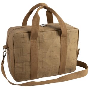 Borsa Exacompta 39x29x15cm carta pelle look Eterneco marrone motivi geometrici