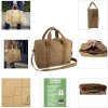 Borsa Exacompta 39x29x15cm carta pelle look Eterneco marrone motivi geometrici