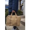 Borsa Exacompta 39x29x15cm carta pelle look Eterneco marrone motivi geometrici