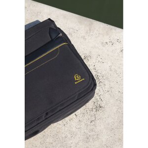 Borsa a tracolla Exacompta Exactive per computer portatili fino a 14 pollici nero 38x30,5x10 cm
