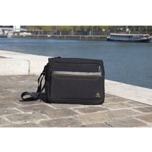 Borsa a tracolla Exacompta Exactive per computer portatili fino a 14 pollici nero 38x30,5x10 cm