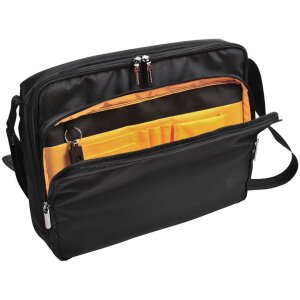 Borsa a tracolla Exacompta Exactive per computer portatili fino a 14 pollici nero 38x30,5x10 cm