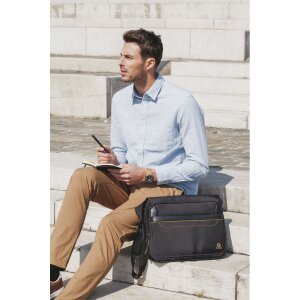 Borsa a tracolla Exacompta Exactive per computer portatili fino a 14 pollici nero 38x30,5x10 cm
