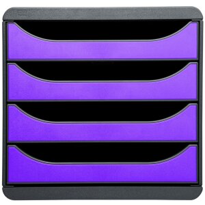 Exacompta 310720D Cassettiera Big Box 4 cassetti Iderama...