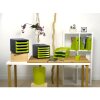 Cassettiera Exacompta Big Box 4 cassetti aperti Iderama verde anice
