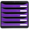 Cassettiera Exacompta Big Box Plus Iderama Violet Glossy 5 cassetti A4+