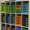 Exacompta 3097284D Cassettiera Big Box Plus 5 cassetti Iderama color lampone