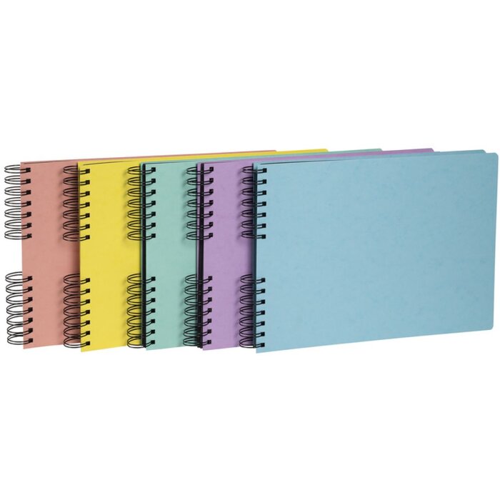 Exacompta Album a spirale Aquarel 32x22 cm assortito 50 pagine nere