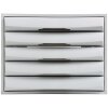 Cassettiera Exacompta THE BOX 5 cassetti chiusi Ufficio Grigio chiaro