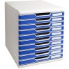 Exacompta Modulo A4 10 cassetti Blu Ufficio