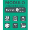 Exacompta Modulo A4 10 cassetti Blu Ufficio