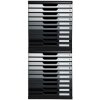 Cassettiera Exacompta MODULO A4 10 cassetti Grigio