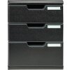 Cassettiera Exacompta MODULO A4 3 cassetti chiusi nero