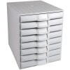Exacompta 226040D Cassettiera The System 8 grigio chiaro