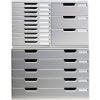 Cassettiera Exacompta MODULO A3 10 cassetti chiusi grigio pietra