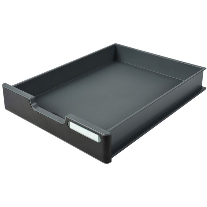 Exacompta 336714D Cassetto Modulodoc EcoBlack grigio scuro per DIN A4+ riciclato