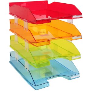 Set di 4 vaschette porta lettere COMBO MIDI Linicolor...