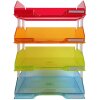 Set di 4 vaschette porta lettere COMBO MIDI Linicolor colori assortiti A4+