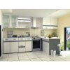 Exacompta Cestino ECOBIN 15 litri Grigio Ufficio 26,3x26,3x33,5 cm