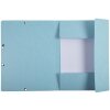 Exacompta 55528E Cartella con chiusura elastica Aquarel Blu pastello DIN A4 400g/m²