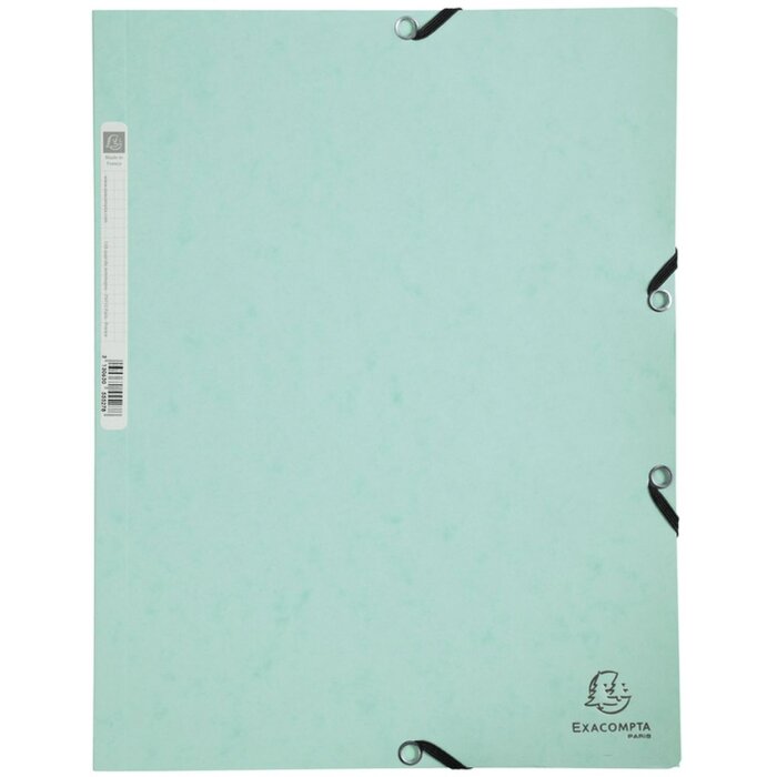 Exacompta 55533E Cartella Aquarel A4 in truciolato verde pastello 400g/m²
