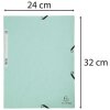 Exacompta 55533E Cartella Aquarel A4 in truciolato verde pastello 400g/m²