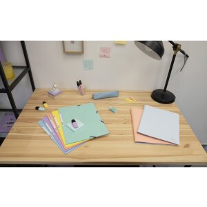 Cartella Exacompta elasticizzata serie Colorspan Aquarel A4 Colori assortiti
