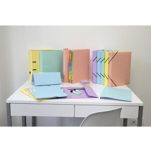 Cartella Exacompta elasticizzata serie Colorspan Aquarel A4 Colori assortiti