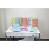 Cartella Exacompta elasticizzata serie Colorspan Aquarel A4 Colori assortiti
