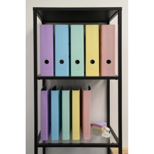 Cartella Exacompta PremTouch A4 Spine 80 mm Aquarel Mauve