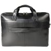 Borsa a tracolla per laptop Exacompta 2 scomparti in pelle nera Exactive Black