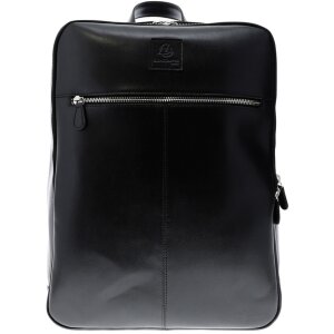 Exacompta 17637E Zaino per laptop in pelle nera...
