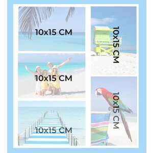 Exacompta Album fotografico Aquarel 29x32 cm 60 pagine nere