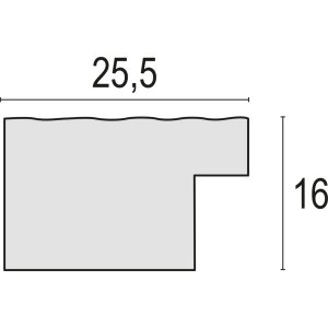 Cornice ZEP Urbino grigio scuro 10x15 cm