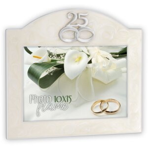 Diletta Portafoto matrimonio argento 10x15 cm