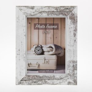 ZEP Cornice di legno Nelson 13x13 cm bianco antico