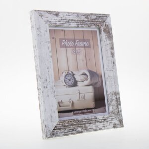 ZEP Cornice di legno Nelson 13x13 cm bianco antico