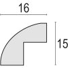 Cornice Corby 13x18 cm bianco